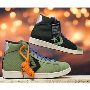 Converse Pro Leather Mid BHM Men’s 8 / Women’s 9.5 Green Sequoia 168273C